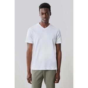 Robert Barakett $69 Men’s XL Georgia White V-Neck Short Sleeve Basic T-Shirt
